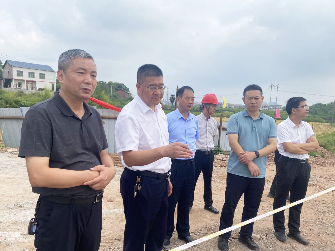 周志敏调研衡阳县国债水利项目建设工作