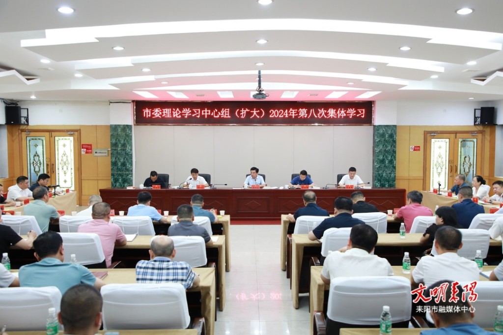 [耒阳市] 耒阳市委理论学习中心组举行2024年第八次集体学习