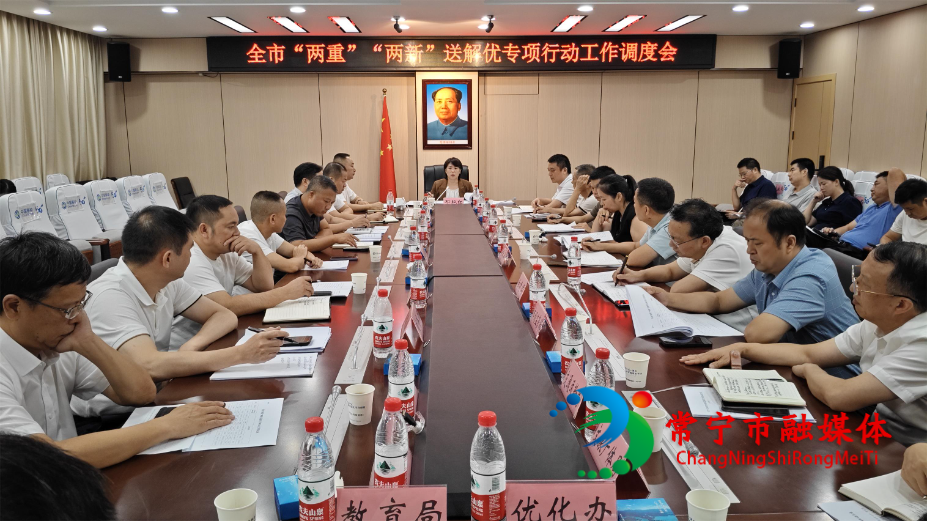 [常宁市] 全市“两重”“两新”送解优专项行动工作调度会召开 邓艳红参加并现场督导