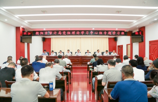 衡阳市审计局举办局党组理论学习中心组 （扩大）专题学习班