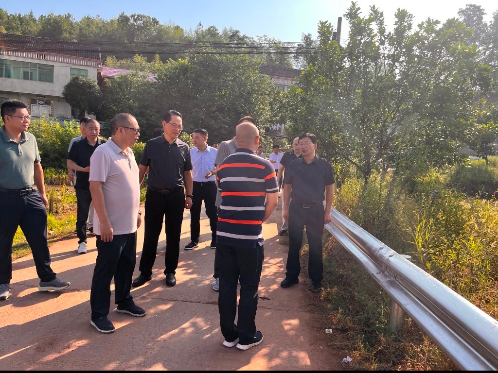 省交通运输厅深入衡阳开展农村公路安防工程“攻坚消薄”专项工作调研