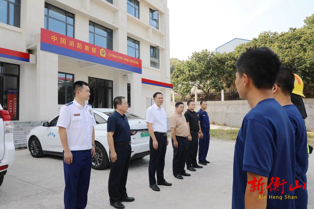 [衡山县] 段晓赛看望慰问县乡镇应急代表队队员
