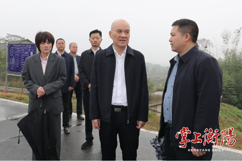 刘越高赴石鼓区调研增发国债水利项目建设情况