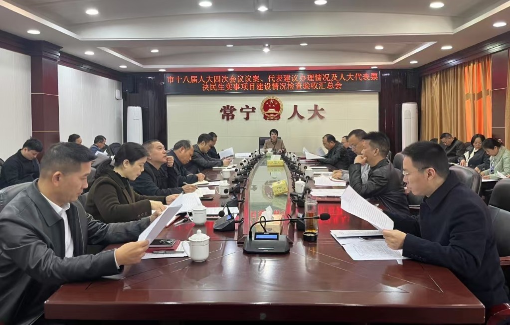 [常宁市] 市人大常委会检查验收人大代表建议办理情况