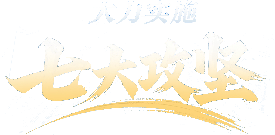 大力实施七大攻坚