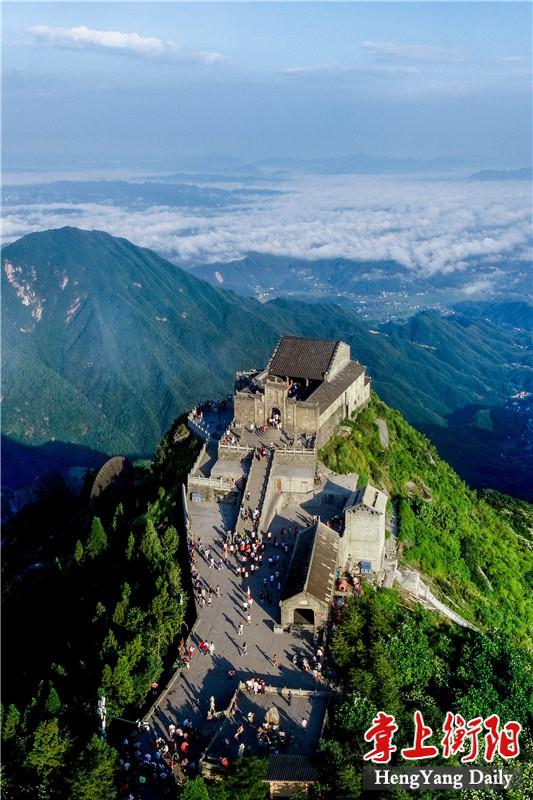 资料图:南岳衡山景区.通讯员卢七星摄